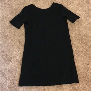 Classic black cotton dress